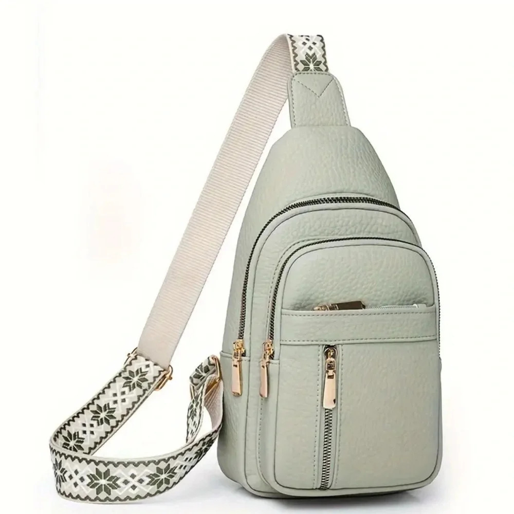 Multi-pocket Women's Vintage Chest Bag - Picture 5 of 5